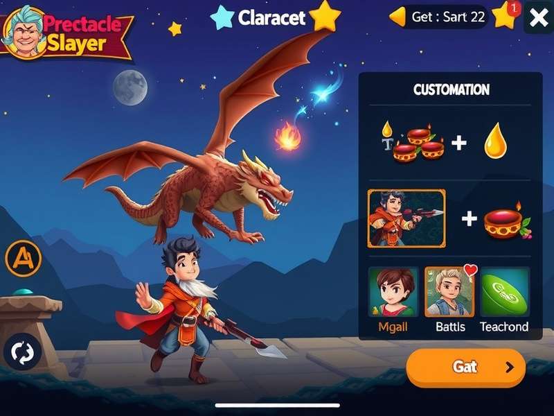 Spectacle Dragon Slayer gameplay screenshot showing dragon battle